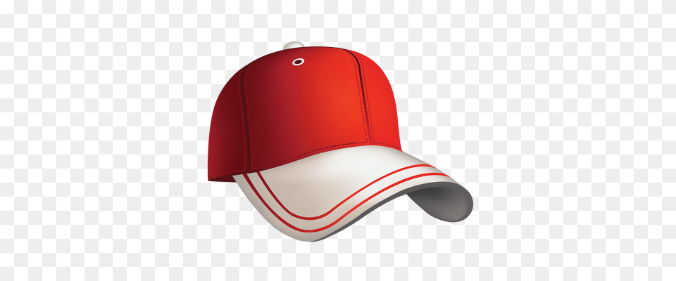 Red White Cap, Baseball Cap, Clothing, Hat, Hardhat Png Image