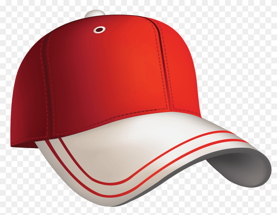 Red White Cap, Baseball Cap, Clothing, Hat, Hardhat Free Transparent Png