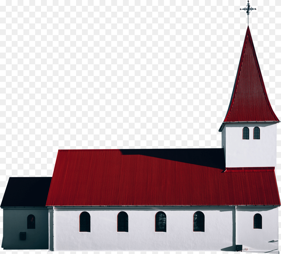 Red White Church Building, Sword, Weapon, Person Free Png Download