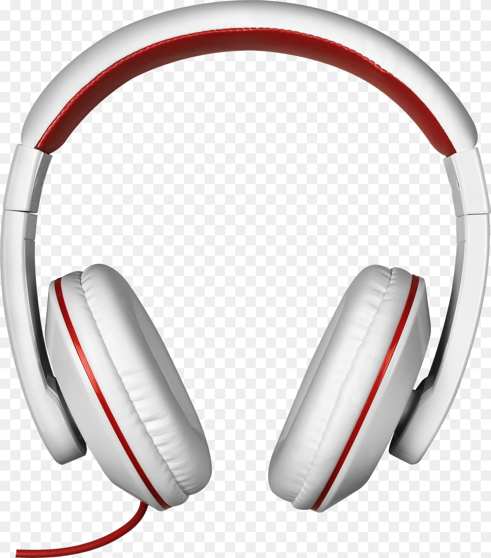 Red White Headphones Electronics Free Transparent Png