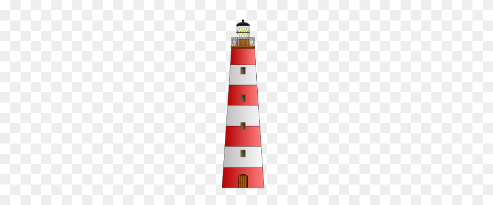 Red White Lighthouse Clipart Transparent, Architecture, Building, Clock Tower, Tower Free Png Download
