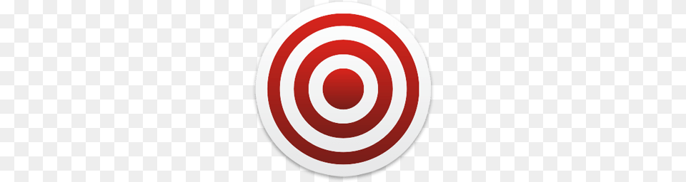 Red White Target, Spiral Png Image