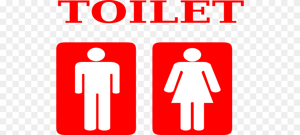 Red White Toilet Sign Clip Art, Symbol, Road Sign, First Aid Png Image
