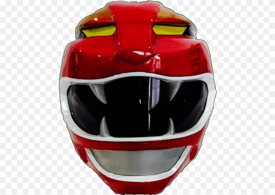 Red Wild Force Ranger Helmet Casco Power Ranger Moto, Crash Helmet Png Image