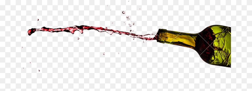 Red Wine Pouring Out From Bottle, Alcohol, Beverage, Liquor, Bow Free Png Download