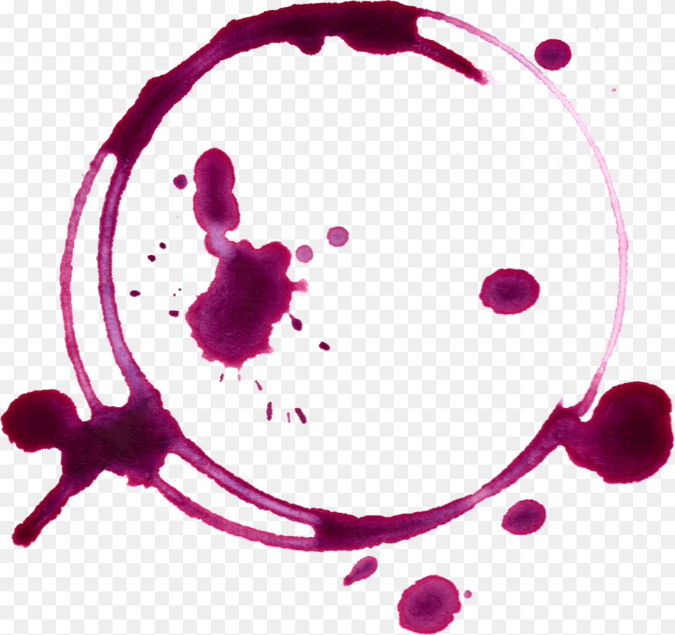 Red Wine Stain, Purple Png Image