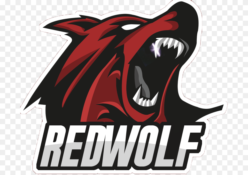Red Wolf Esport Logo Hd Download Wolf Red Logos, Book, Comics, Publication, Sticker Free Png