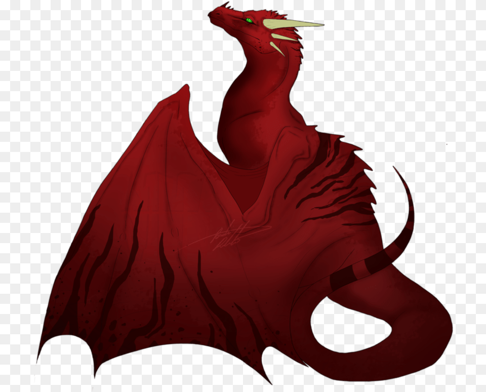 Red Wyvern, Dragon, Adult, Female, Person Free Png Download