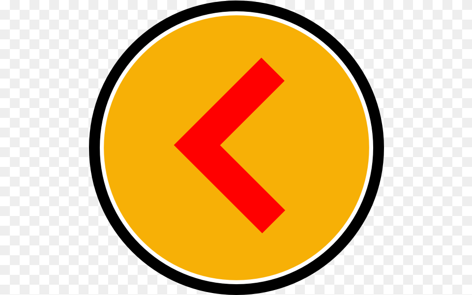 Red Yellow Arrow Clip Art Vector Clip Art Circle, Symbol, Sign, Text, Disk Free Png Download
