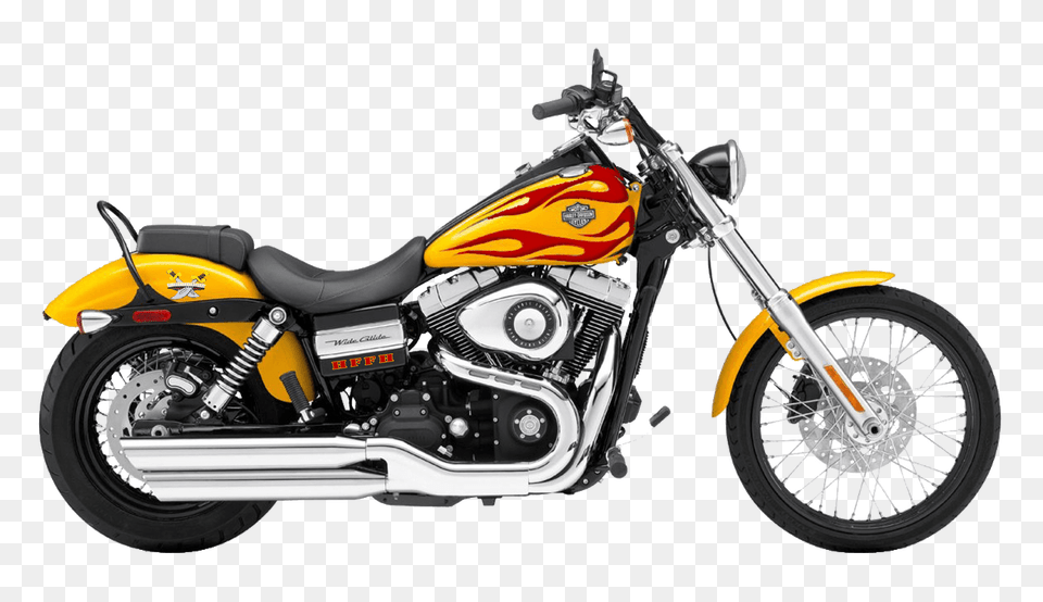 Red Yellow Harley Davidson Motorcycle, Machine, Spoke, Wheel, Vehicle Free Transparent Png