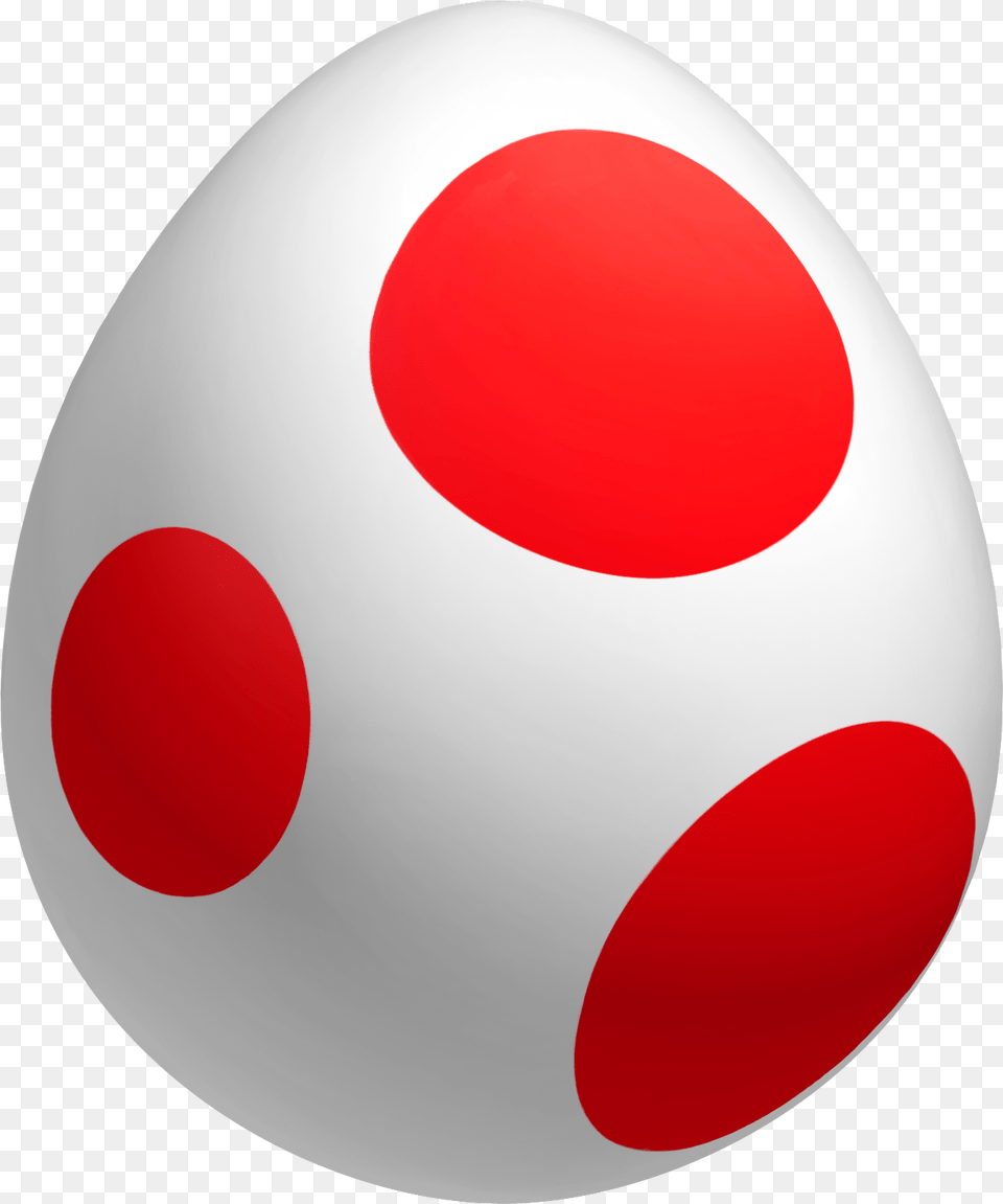 Red Yoshi Egg Super Mario Yoshi Egg, Ball, Rugby, Rugby Ball, Sport Png