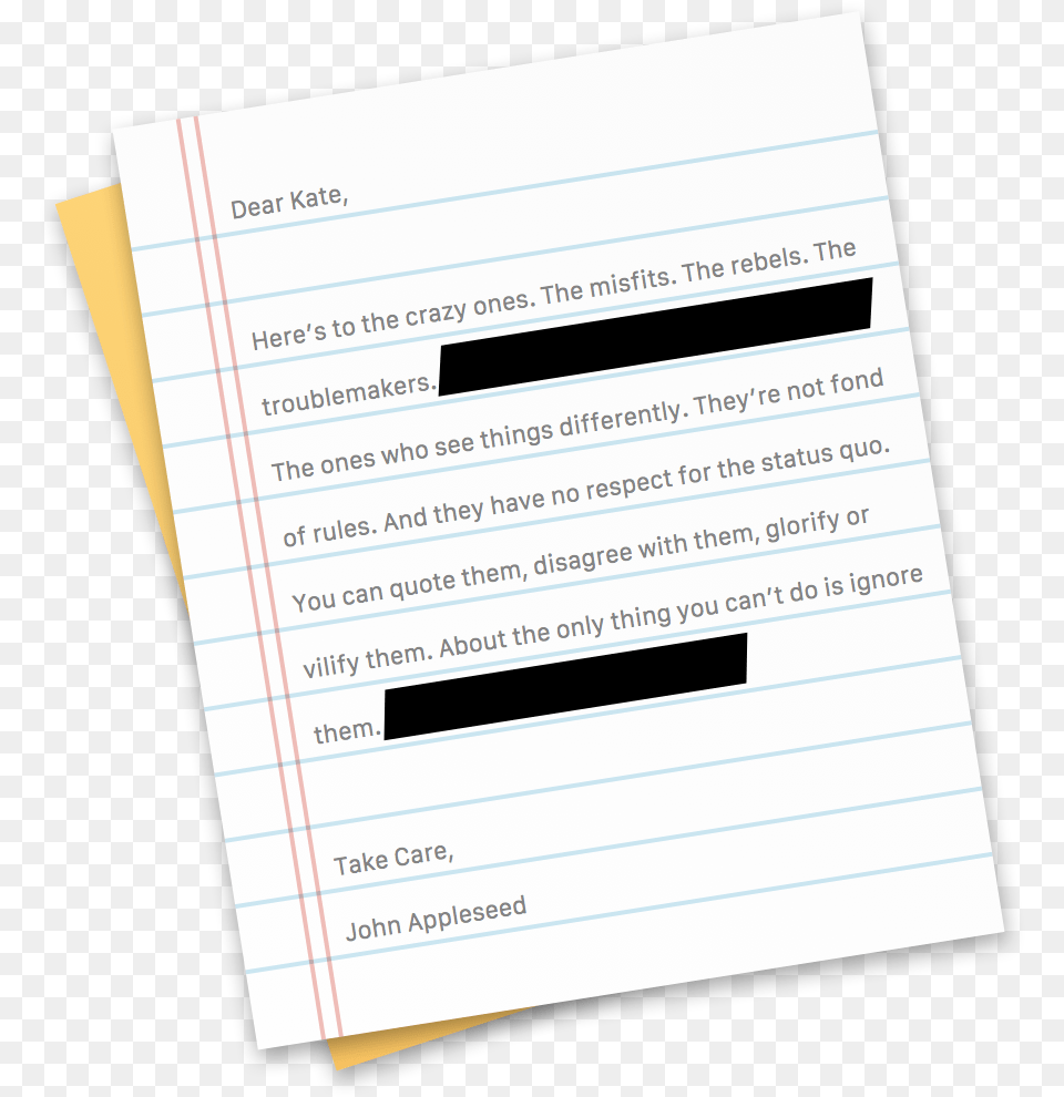 Redacted Mac Icon By Sam Soffes Document, Page, Text, Invoice Png Image