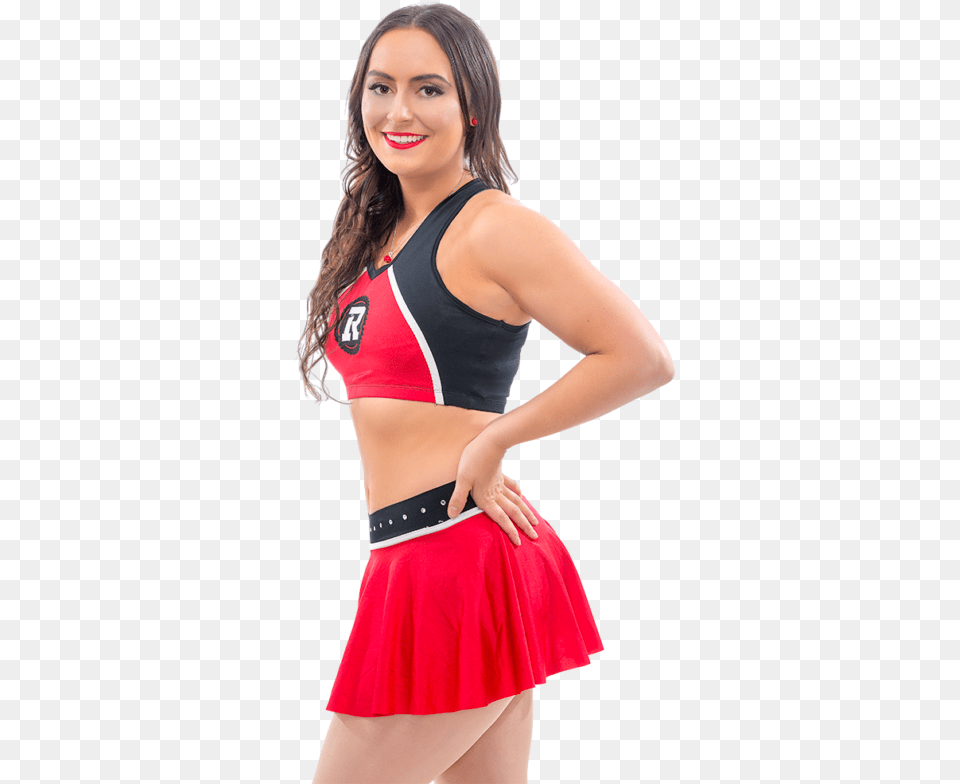 Redblacks 2018 Cheer And Dance Team Cheerleader Ottawa Red Blacks, Clothing, Miniskirt, Skirt, Adult Free Png