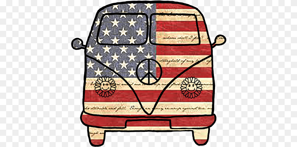 Redbubble Commercial Vehicle, Caravan, Transportation, Van, American Flag Free Png