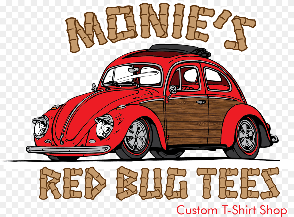 Redbugtees Volkswagen Beetle, Advertisement, Poster, Car, Transportation Free Transparent Png