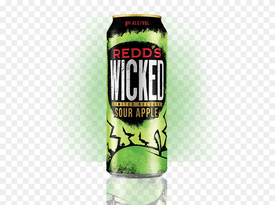 Redd S Wicked Sour Apple Redd39s Wicked Sour Apple, Alcohol, Beer, Beverage, Lager Png