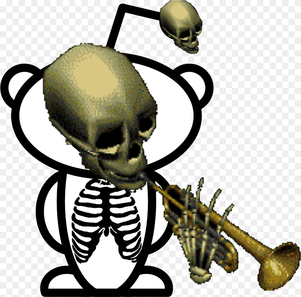 Reddit Alien, Musical Instrument, Skeleton Png Image