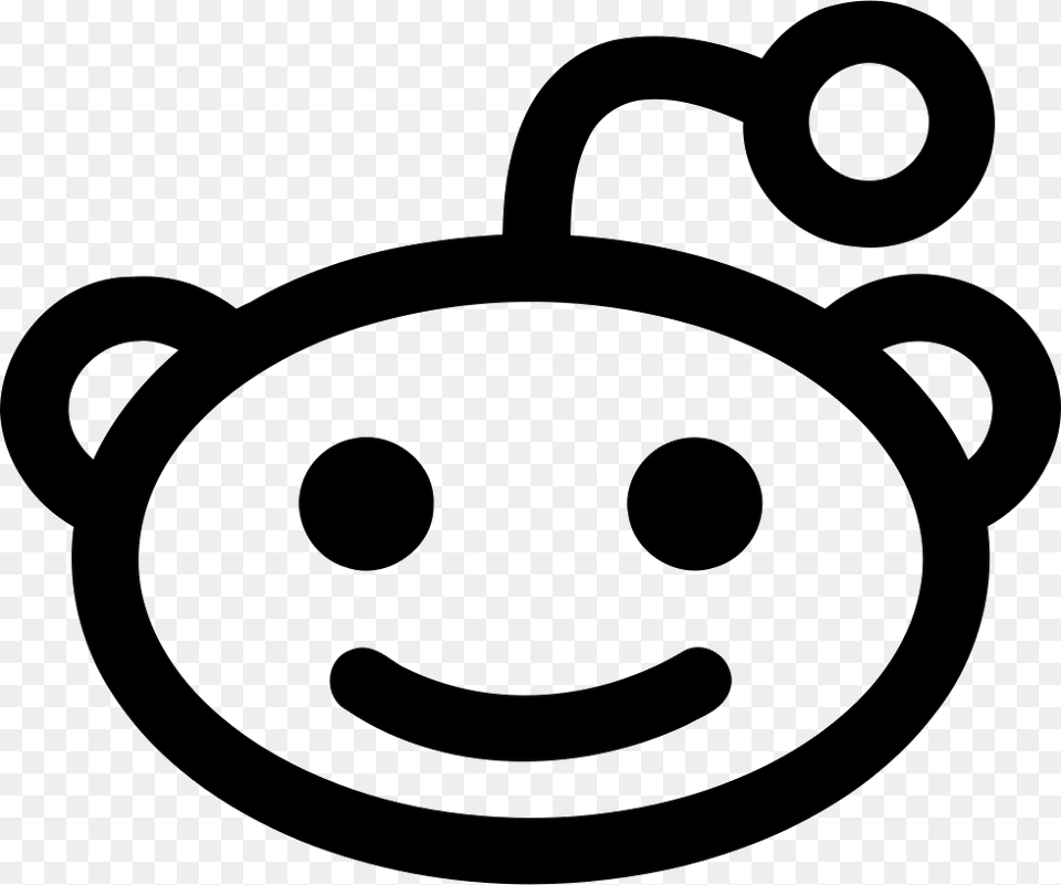 Reddit Alien Head Logo Reddit Icon, Stencil, Ammunition, Grenade, Weapon Free Png Download