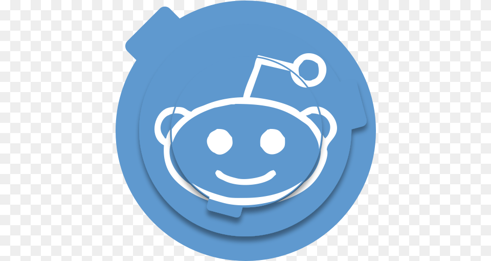 Reddit Blue Icon Of Circle Social Media Pack Icons Reddit Cute Icon, Disk Png Image