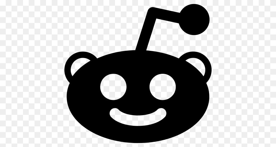 Reddit Icon, Gray Free Png Download