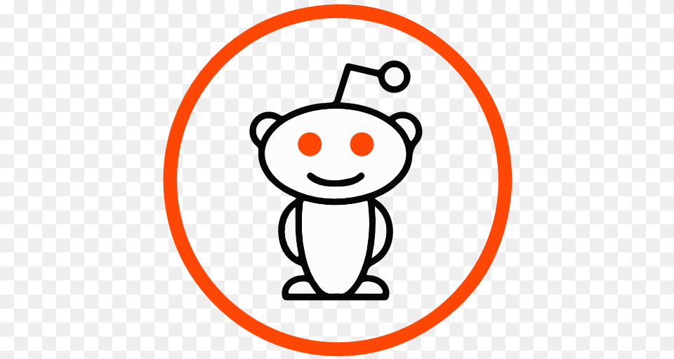 Reddit Icon Free Of Social Icons Circular Color, Disk, Face, Head, Person Png Image