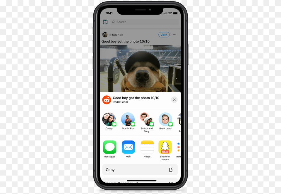 Reddit Now Lets Ios Users Share To Reddit And Snapchat, Phone, Electronics, Mobile Phone, Person Png Image