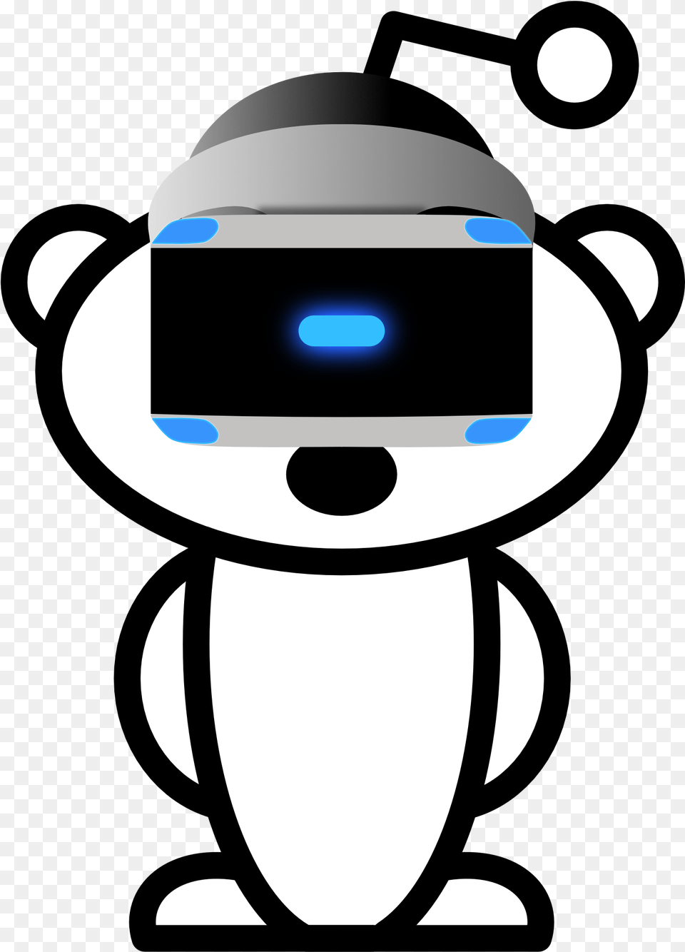 Reddit Snoo, Stencil, Robot Free Transparent Png