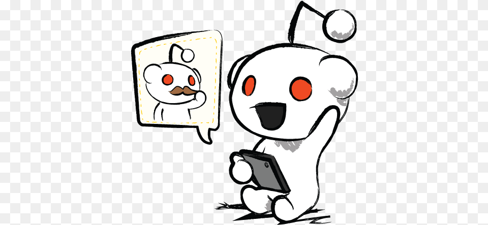 Reddit Snoo Cute, Baby, Person, Electronics, Phone Free Png Download