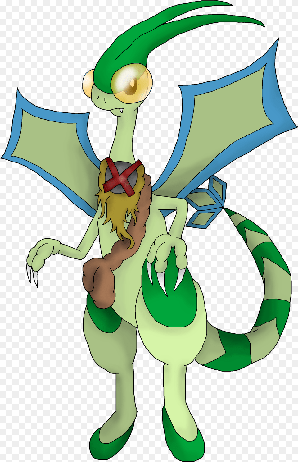 Redesigned Flygon Jolt Dragon, Baby, Person, Cartoon Free Png