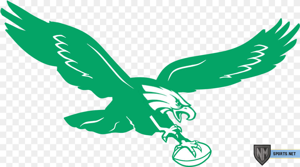 Redesigning The Eagles Kelly Green Eagles Logo, Animal, Bird, Flying, Fish Free Png