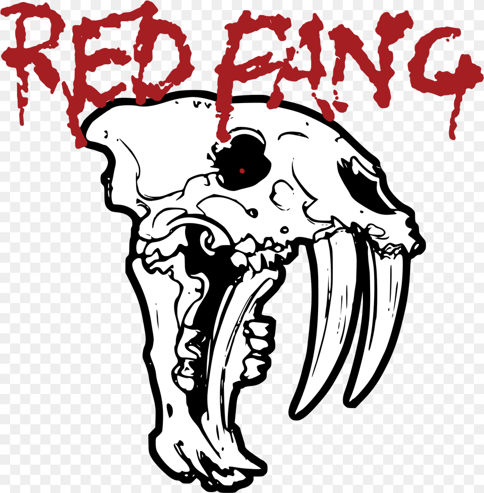 Redfang Logo With Skull Red Fang Logo, Electronics, Hardware, Adult, Male Free Transparent Png