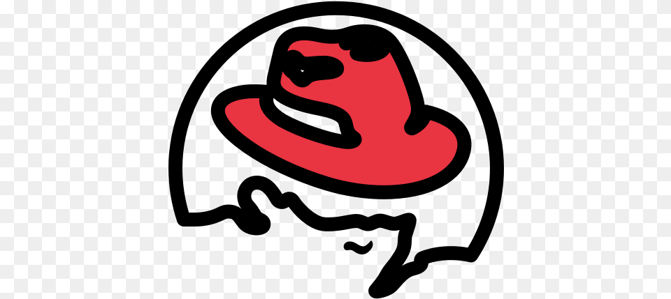 Redhat Icon Red Hat Icon, Clothing, Cowboy Hat, Animal, Fish Free Png Download