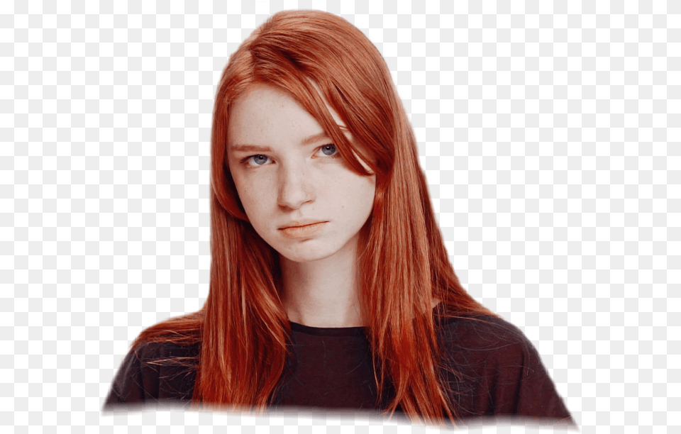 Redhead Girl Freckles Cute Portrait Red Red Haired Girl With Freckles, Adult, Face, Female, Head Png Image
