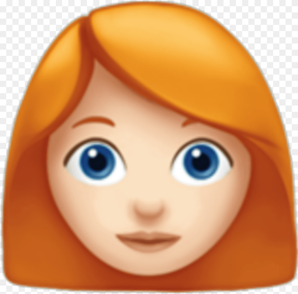 Redheaded Emoji As A Redheaded Gal I Love Woman Red Hair Emoji, Cap, Clothing, Hat, Baby Free Png Download