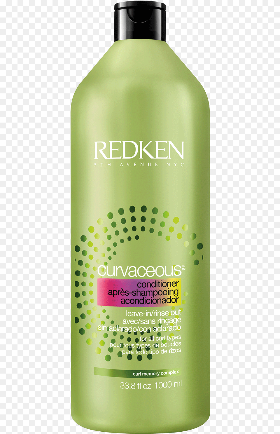 Redken Curvaceous No Foam Highly Conditioning Cleanser, Bottle, Shampoo, Cosmetics, Perfume Free Png Download