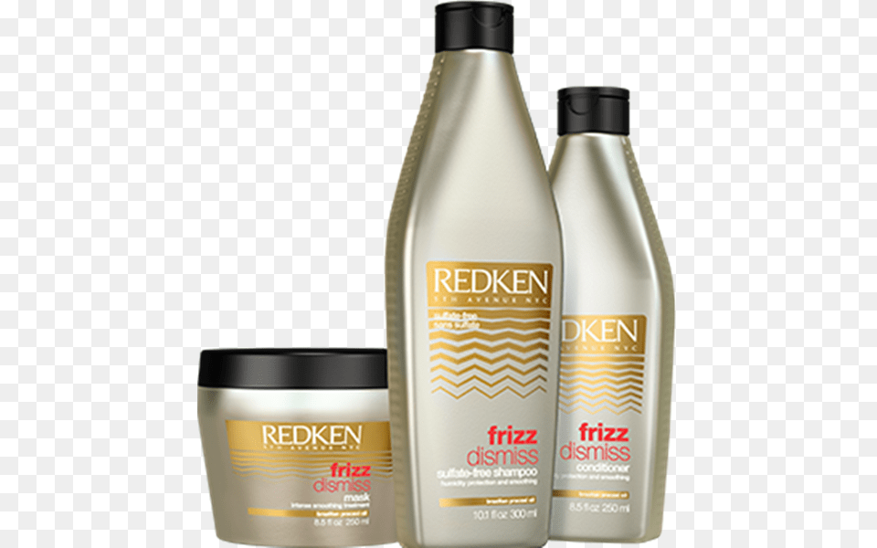 Redken Frizz Dismiss Conditioner Redken Frizz Dismiss, Bottle, Lotion, Shampoo, Shaker Png Image