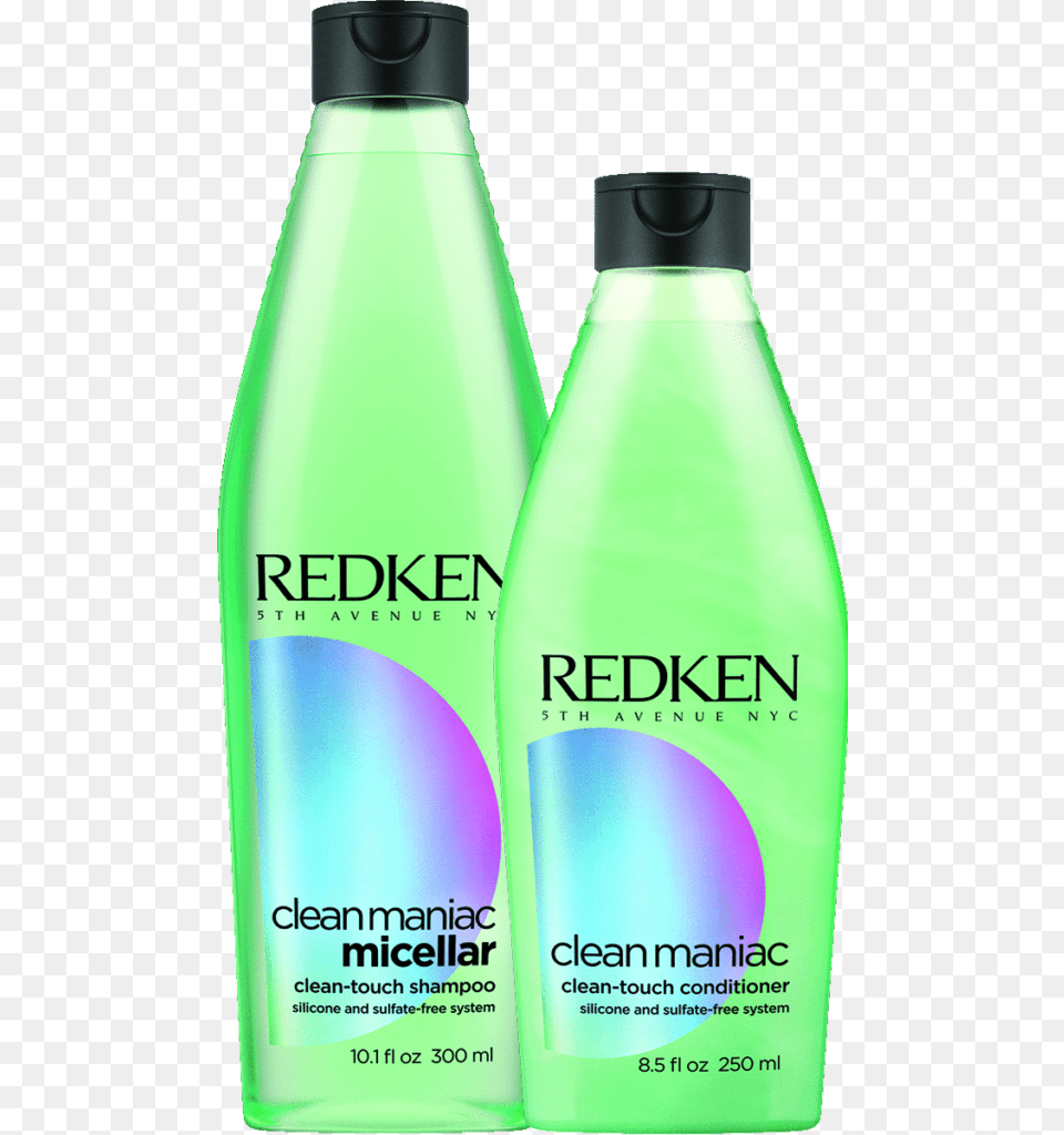 Redken Introduces Clean Maniac Micellar Clean Touch Clean Maniac Redken, Bottle, Shampoo, Herbal, Herbs Free Transparent Png