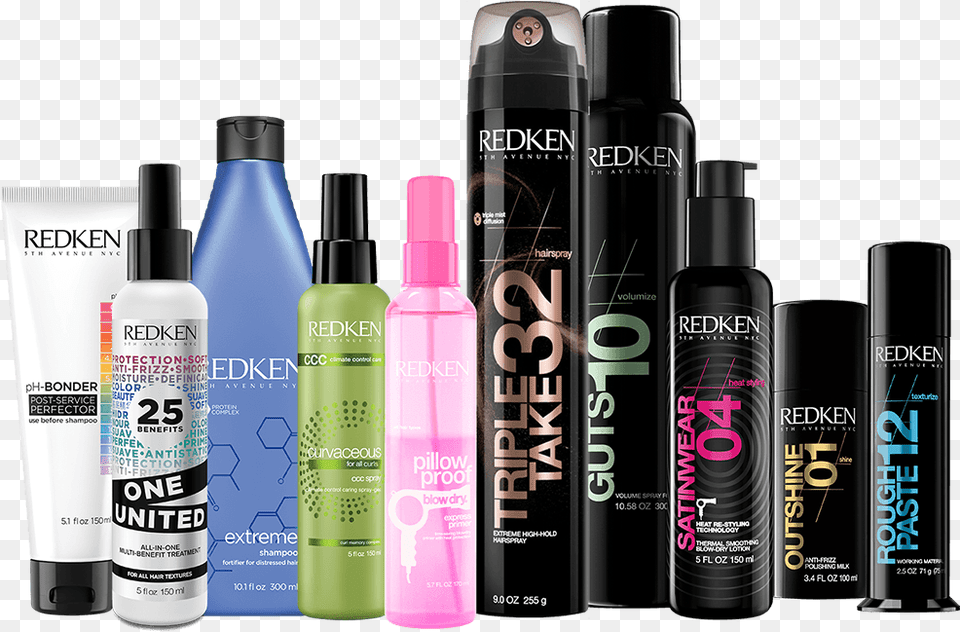 Redken Products, Bottle, Cosmetics, Perfume Free Transparent Png