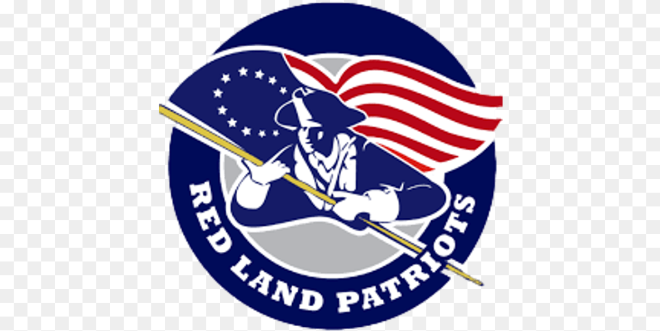 Redland Cheerleaders Red Land High School Logo, People, Person, American Flag, Flag Png Image