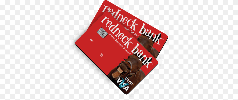 Redneck Bank Debit Cards Redneck Bank Debit Card, Text, Mat, Animal, Canine Free Png Download