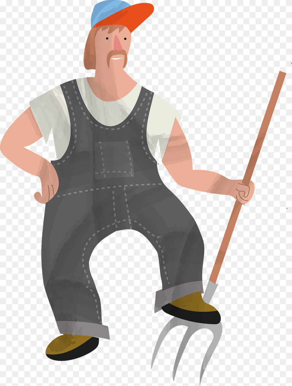 Redneck Clipart, Cutlery, Fork, Cleaning, Person Png Image