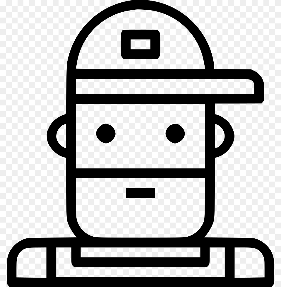 Redneck Farmer Human Architecture Diagram Icon, Stencil, Device, Robot, Electrical Device Png