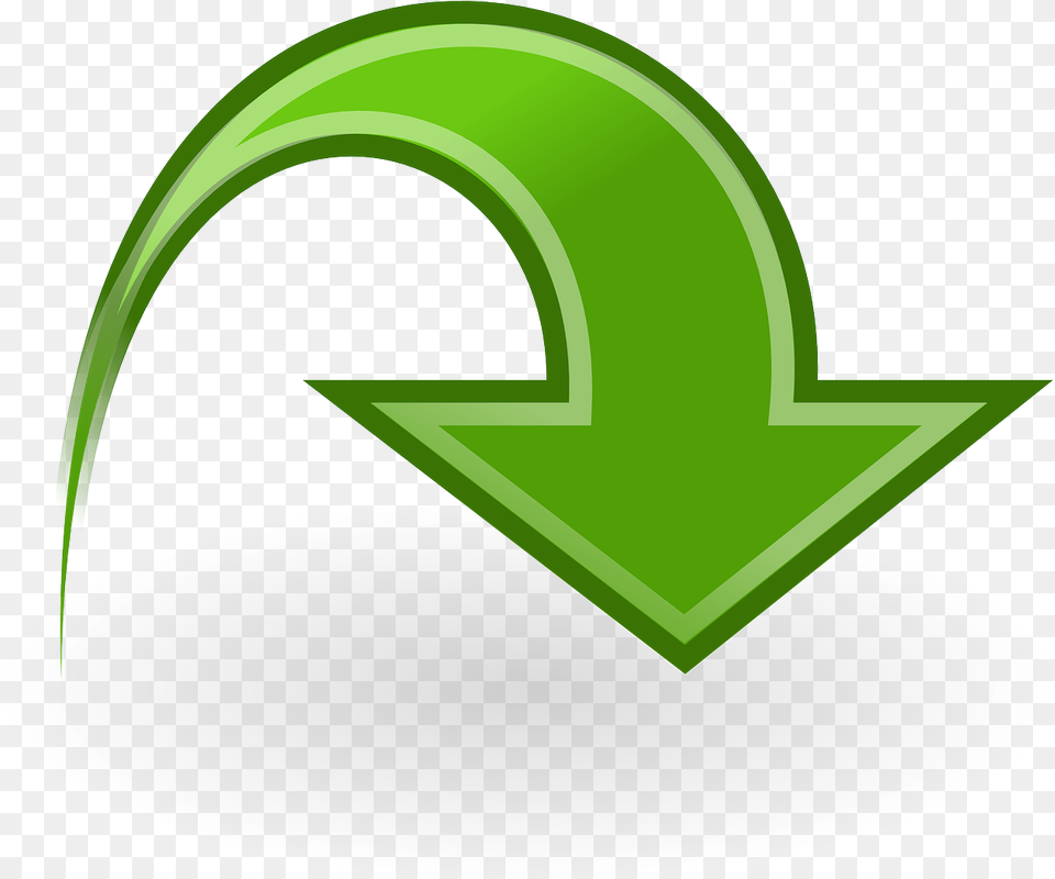 Redo Arrow Green Jump Arrow, Symbol, Logo Png