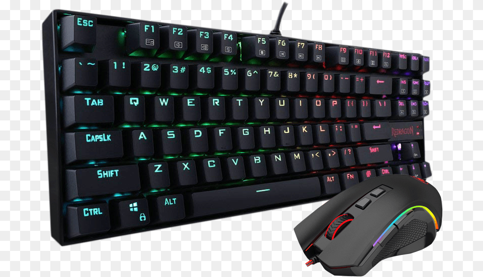Redragon Gaming Keyboard And Mouse, Computer, Computer Hardware, Computer Keyboard, Electronics Free Png