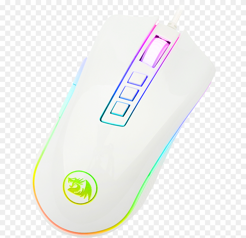Redragon M711 Cobra White Gaming Mouse With 168 Million, Computer Hardware, Electronics, Hardware Free Png Download