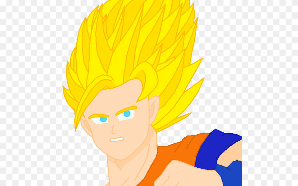 Redrawing Of A Ssj2 Goku Face From Db Super Episode Dragon Ball Super, Baby, Person, Head, Book Free Png