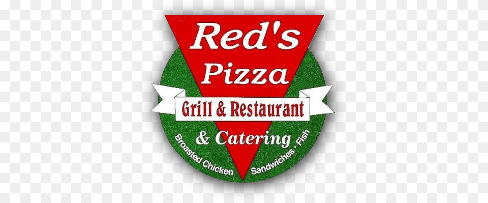 Reds Pizza Logo Ds Red39s Pizza, Badge, Symbol, Food, Ketchup Free Png Download
