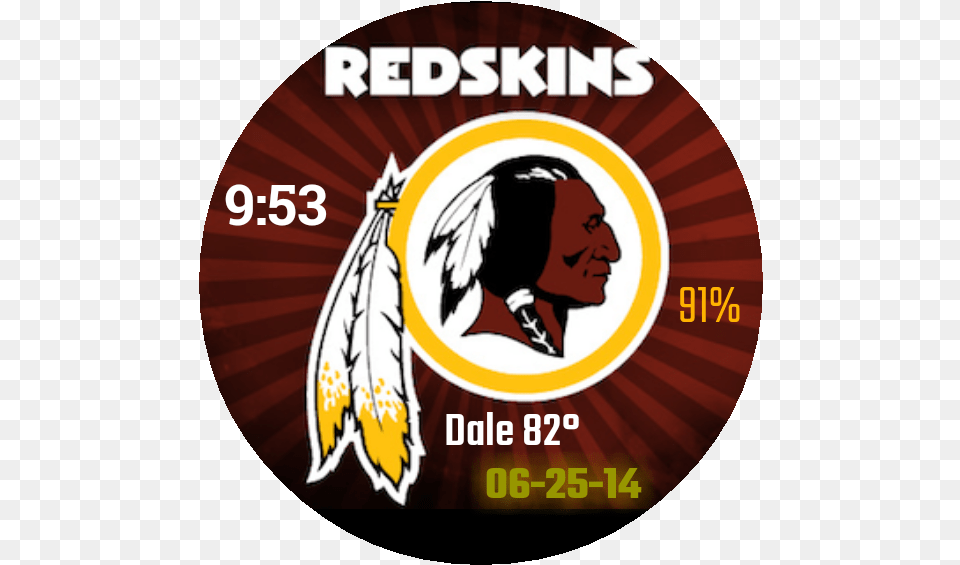 Redskins Logo Transparent Image Washington Redskins And Cleveland Indians, Adult, Female, Person, Woman Free Png Download