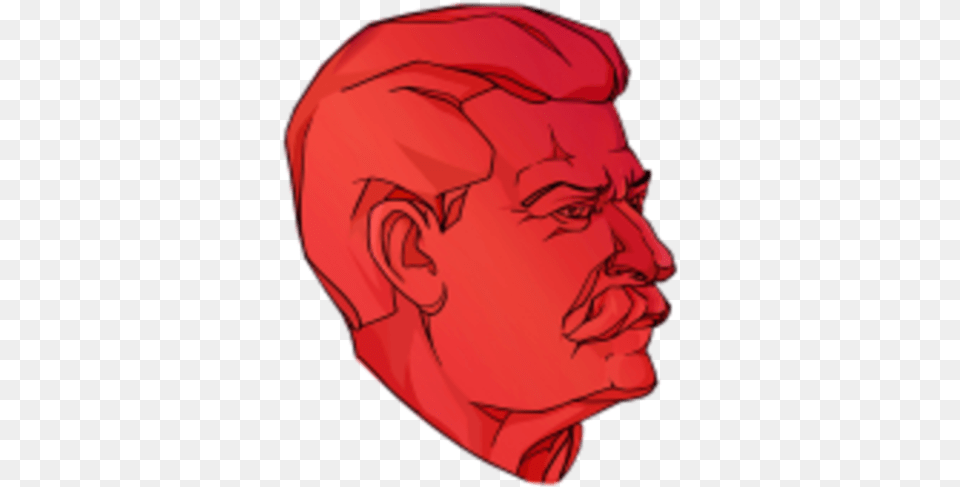 Redstalin Discord Emoji Discord Stalin Emoji Full Size Stalin Discord Emote, Head, Person, Art, Painting Png