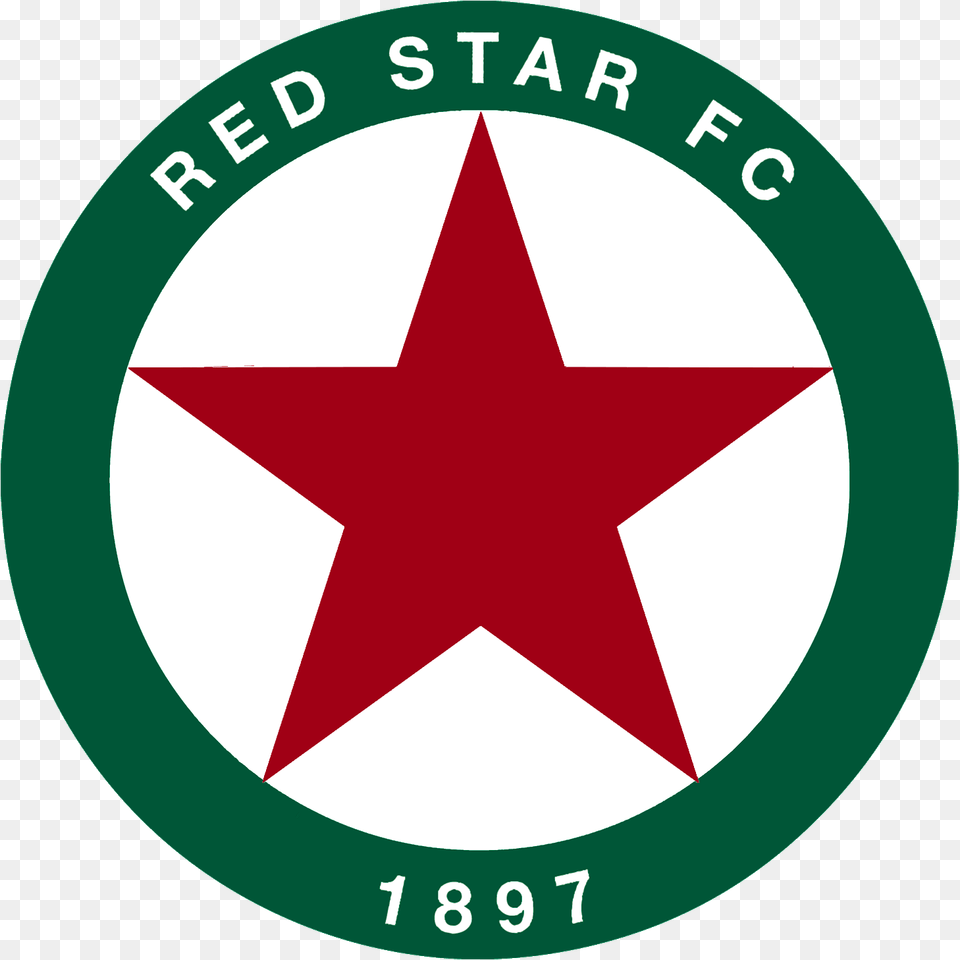 Redstarfc Badge Red Star Fc, Logo, Star Symbol, Symbol, Disk Free Transparent Png